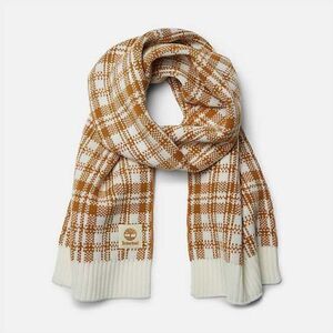 Timberland Buffalo wheat plaid brown scarf fab fit fun